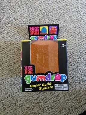 NEW Rare Orange Nee Doh Gumdrop Super Solid Squish